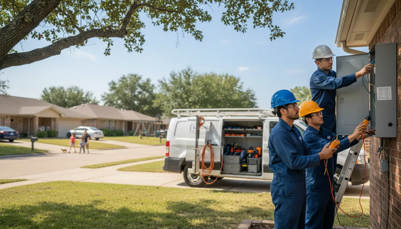 Certified electrician providing emergency electrical services in Candor, NY